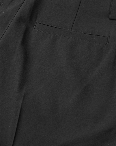 Mads Nørgaard - Dense Weave Carlson Bukser - Black